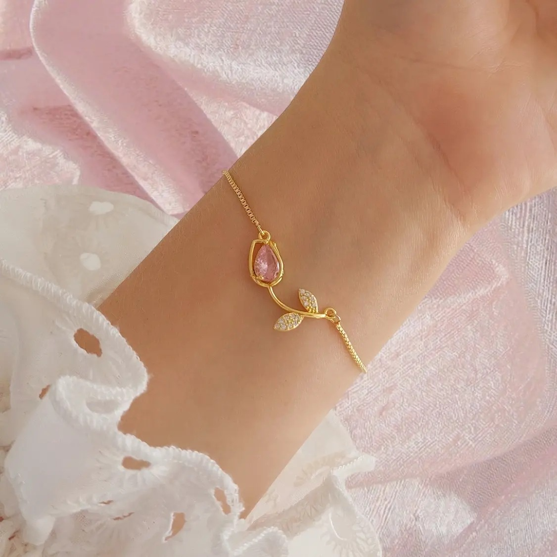 BRAZALETE DE TULIPÁN