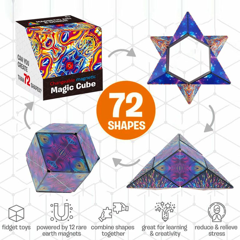 CUBO MÁGICO MAGNÉTICO DE TRES DIMENSIONES