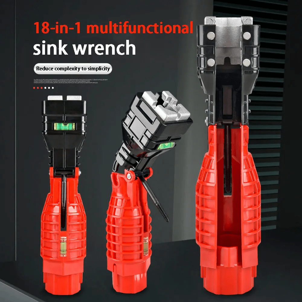 GASFITERA WRINCH 360° 18 HERRAMIENTAS EN 1 + MULTITOOL PROFESIONAL 48 LLAVES EN 1