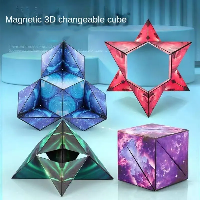 CUBO MÁGICO MAGNÉTICO DE TRES DIMENSIONES