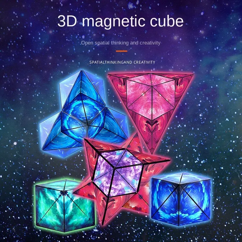 CUBO MÁGICO MAGNÉTICO DE TRES DIMENSIONES